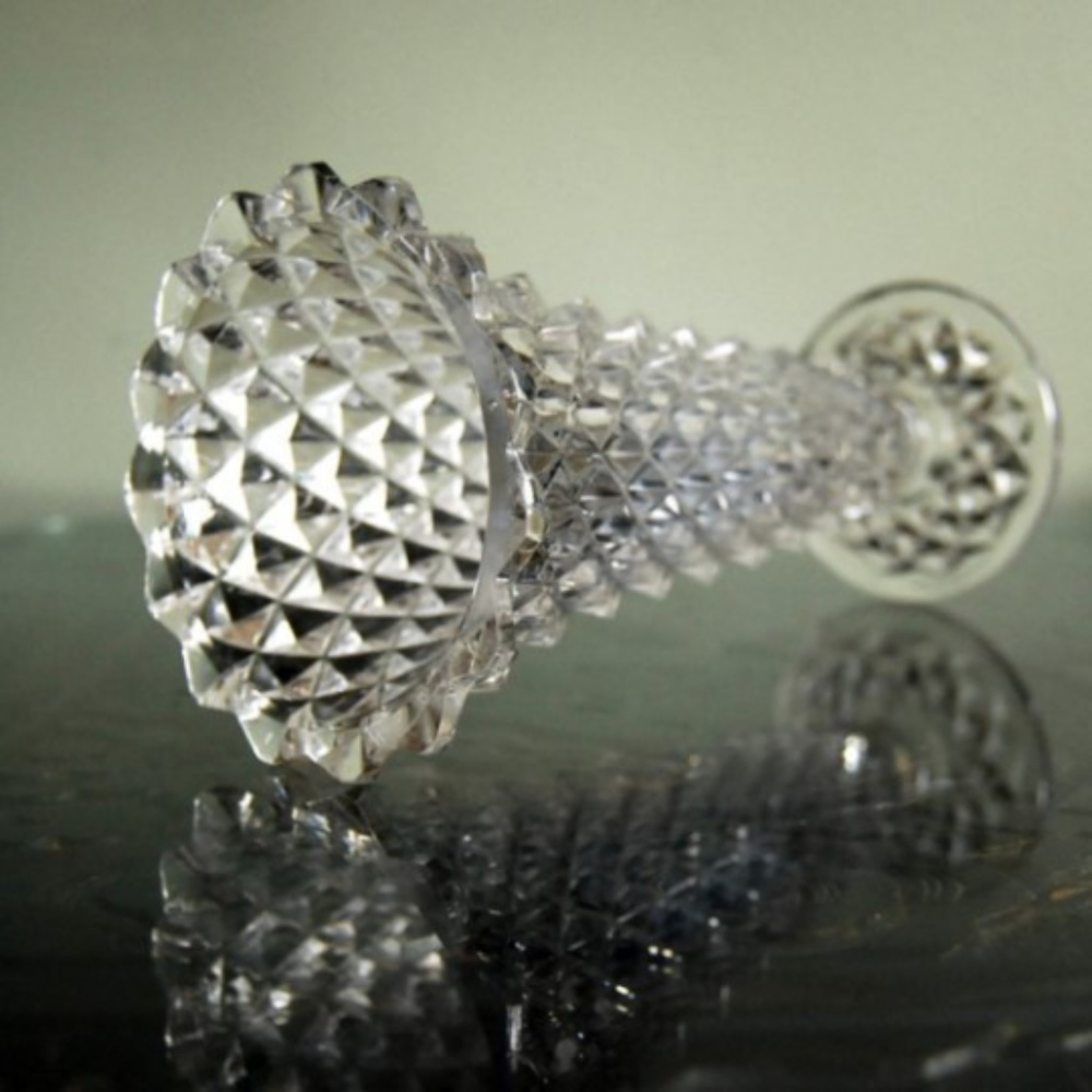 Vintage  Crystal  Glass VASE